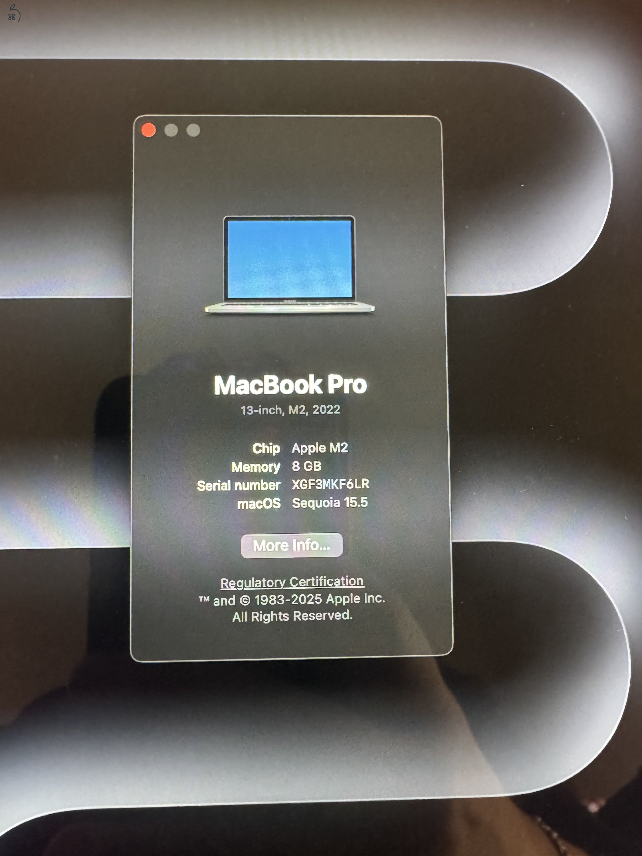 2022 Macbook pro M2 8/256