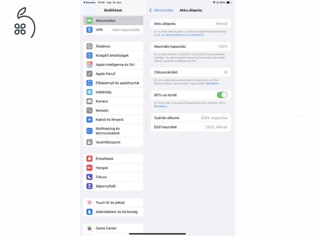 iPad Mini 7, 128GB, WiFi, Space Grey + Smart Folio