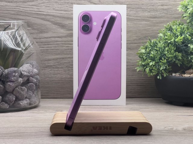 iPhone 16 Plus Pink 128GB 2 ÉV Garanciával Számlával Aksi 95%