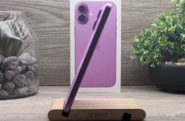 iPhone 16 Plus Pink 128GB 2 ÉV Garanciával Számlával Aksi 95%