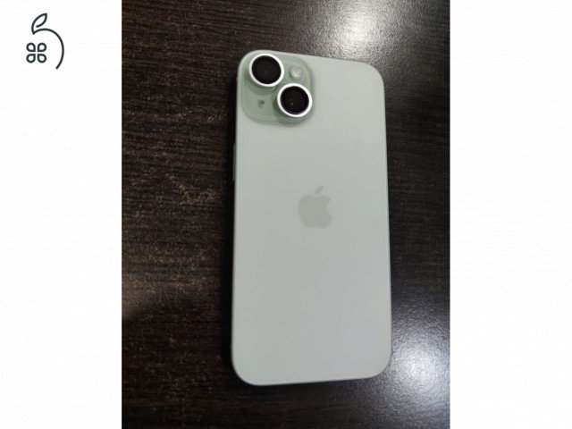 iPhone 15 – 128GB – Zöld – Újszerű állapotban! ????????