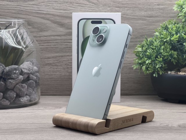 Hibátlan iPhone 15 Green 128GB 2 ÉV Garanciával Számlával Aksi 90%