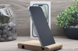 Hibátlan iPhone 15 Green 128GB 2 ÉV Garanciával Számlával Aksi 90%