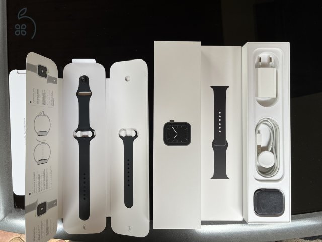 Apple Watch Series 5//44mm//Space gray//Aluminium case