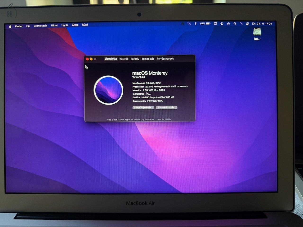 MacBook Air 7,2 13