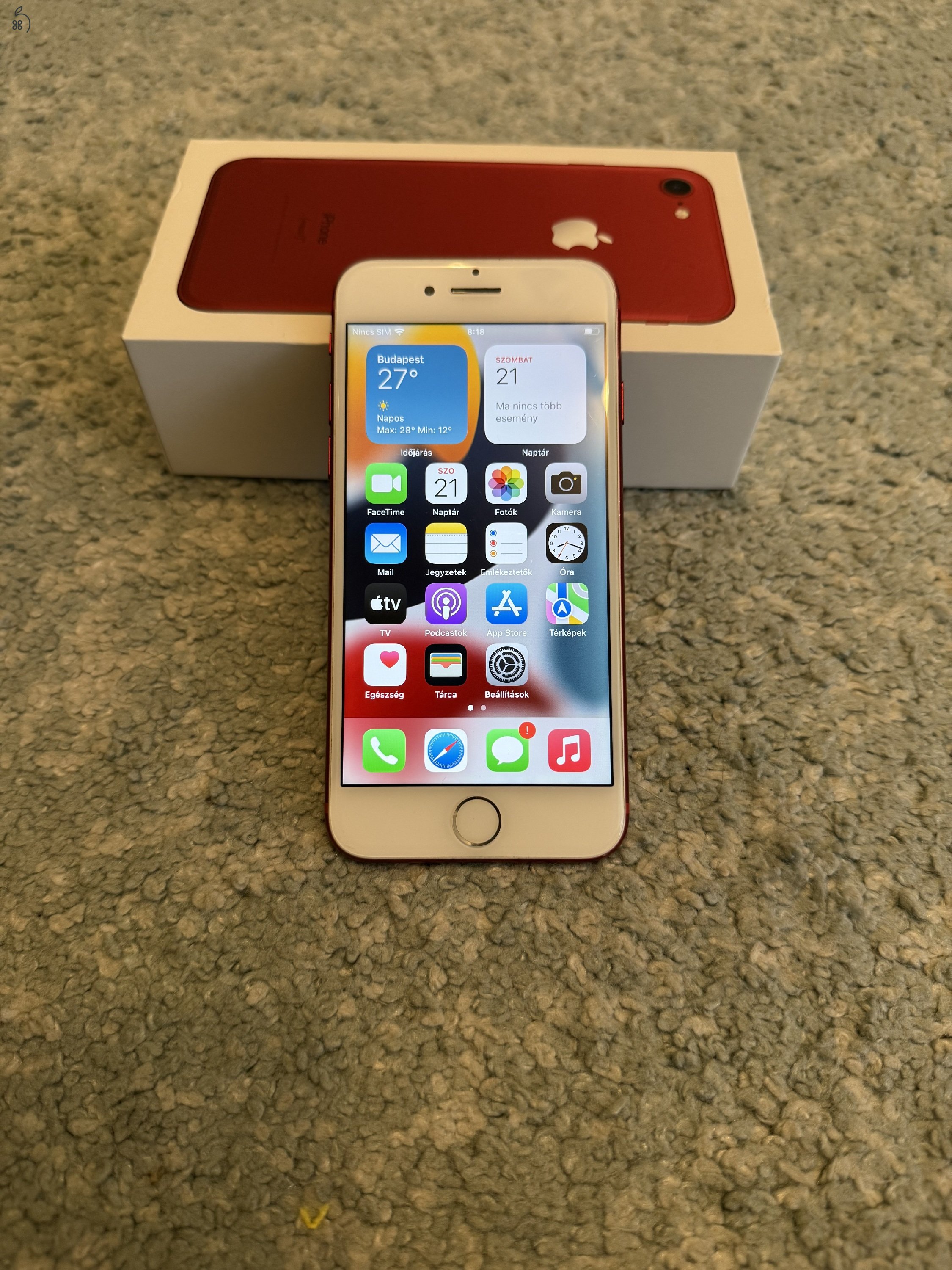 Iphone 7 - 128Gb - RED - független