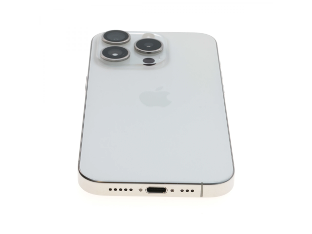 !! 1 ÉV GARANCIA !! Apple iPhone 15 Pro 128 GB White Titanium 89%