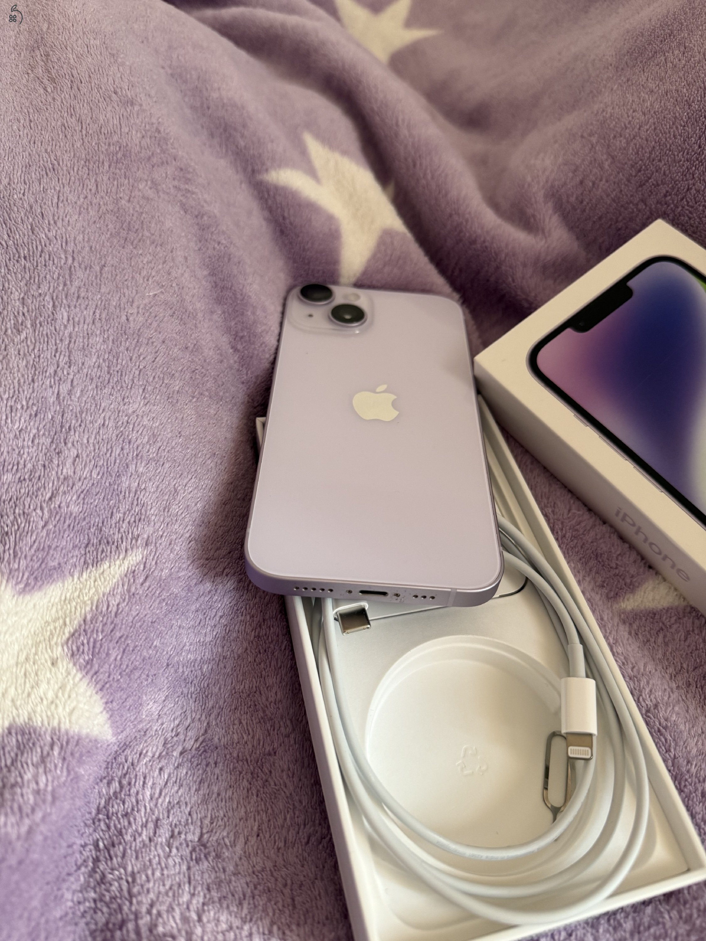 iPhone 14 lila, 128 GB független 