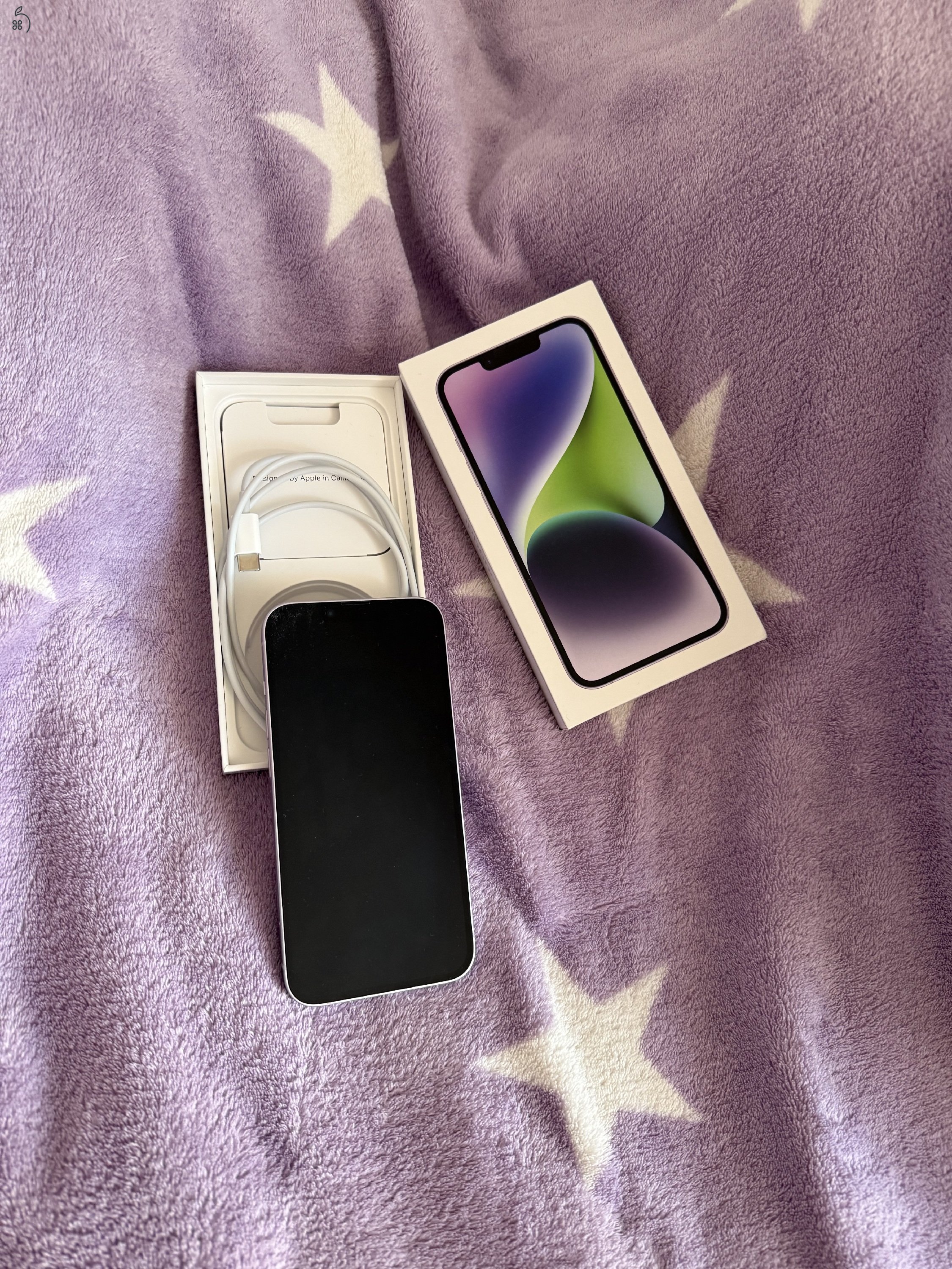 iPhone 14 lila, 128 GB független 