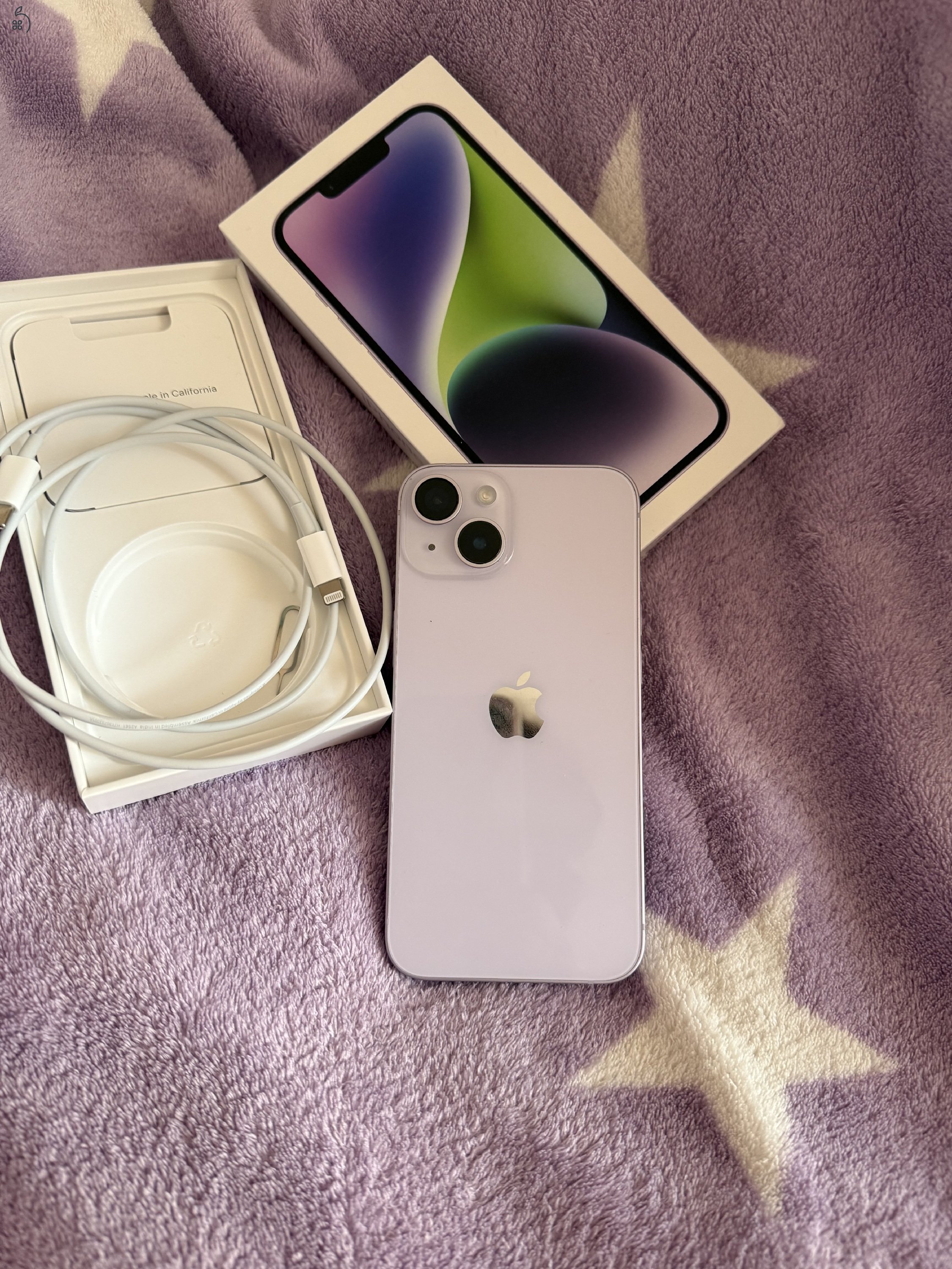 iPhone 14 lila, 128 GB független 