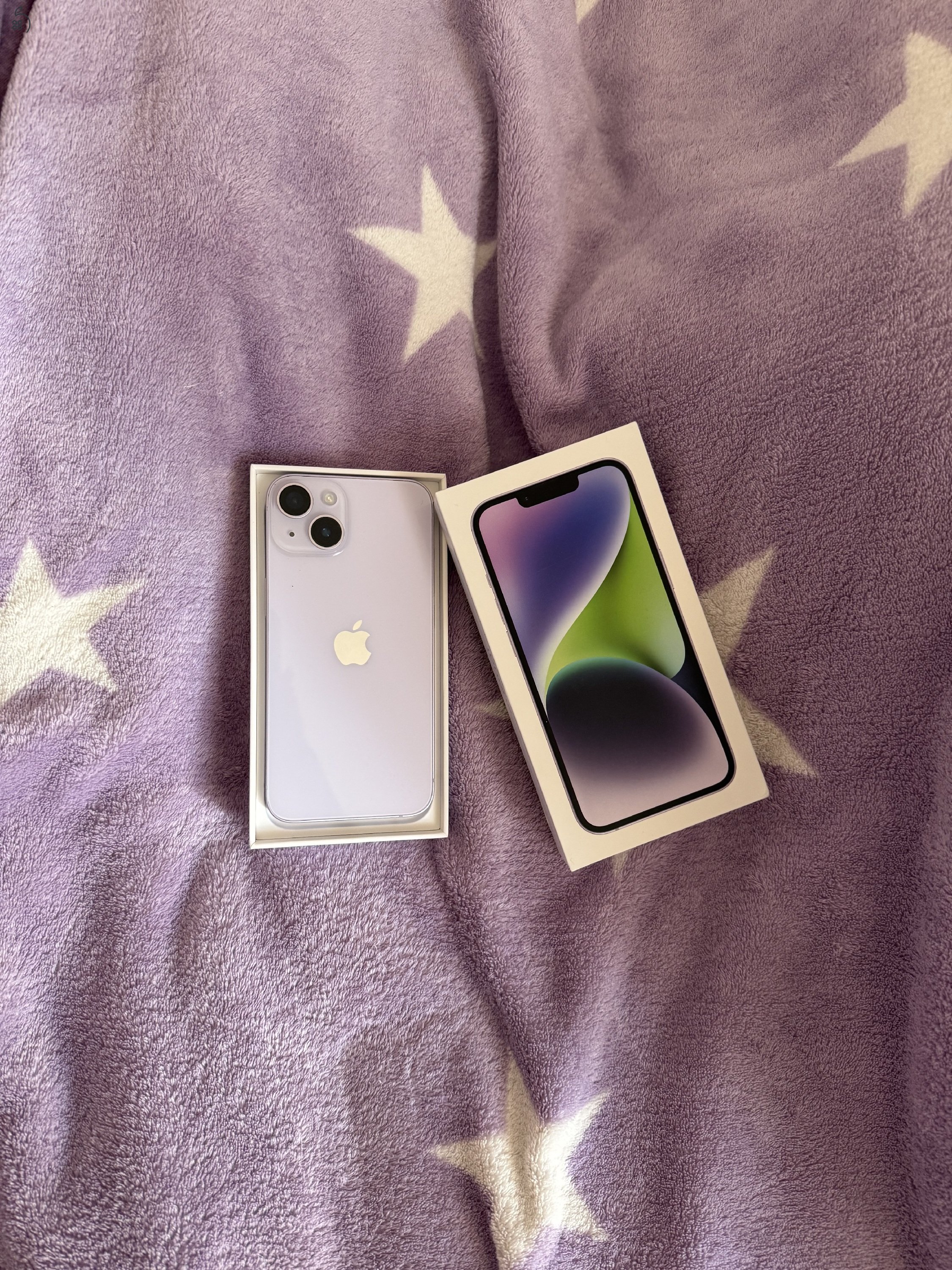 iPhone 14 lila, 128 GB független 
