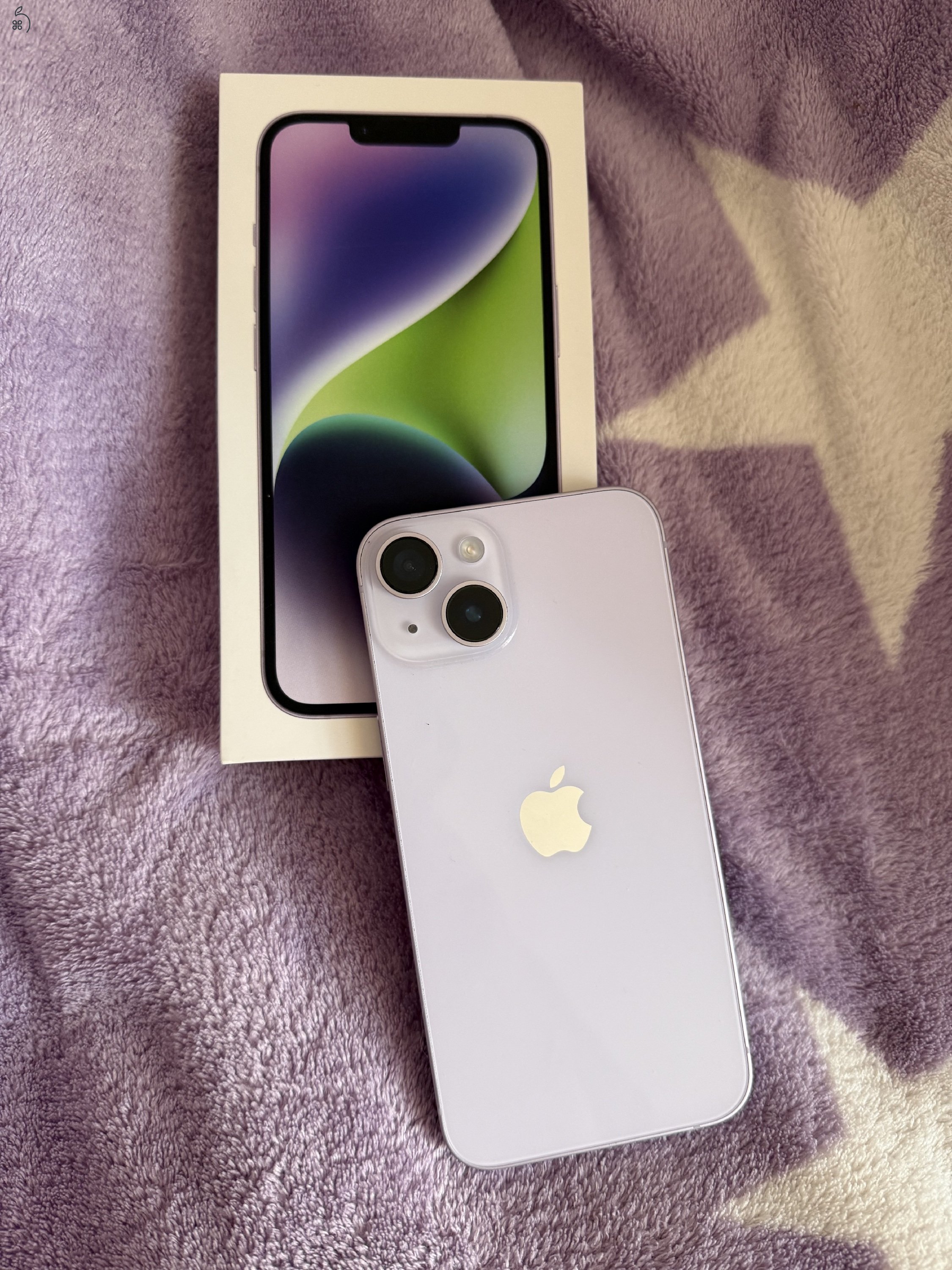 iPhone 14 lila, 128 GB független 
