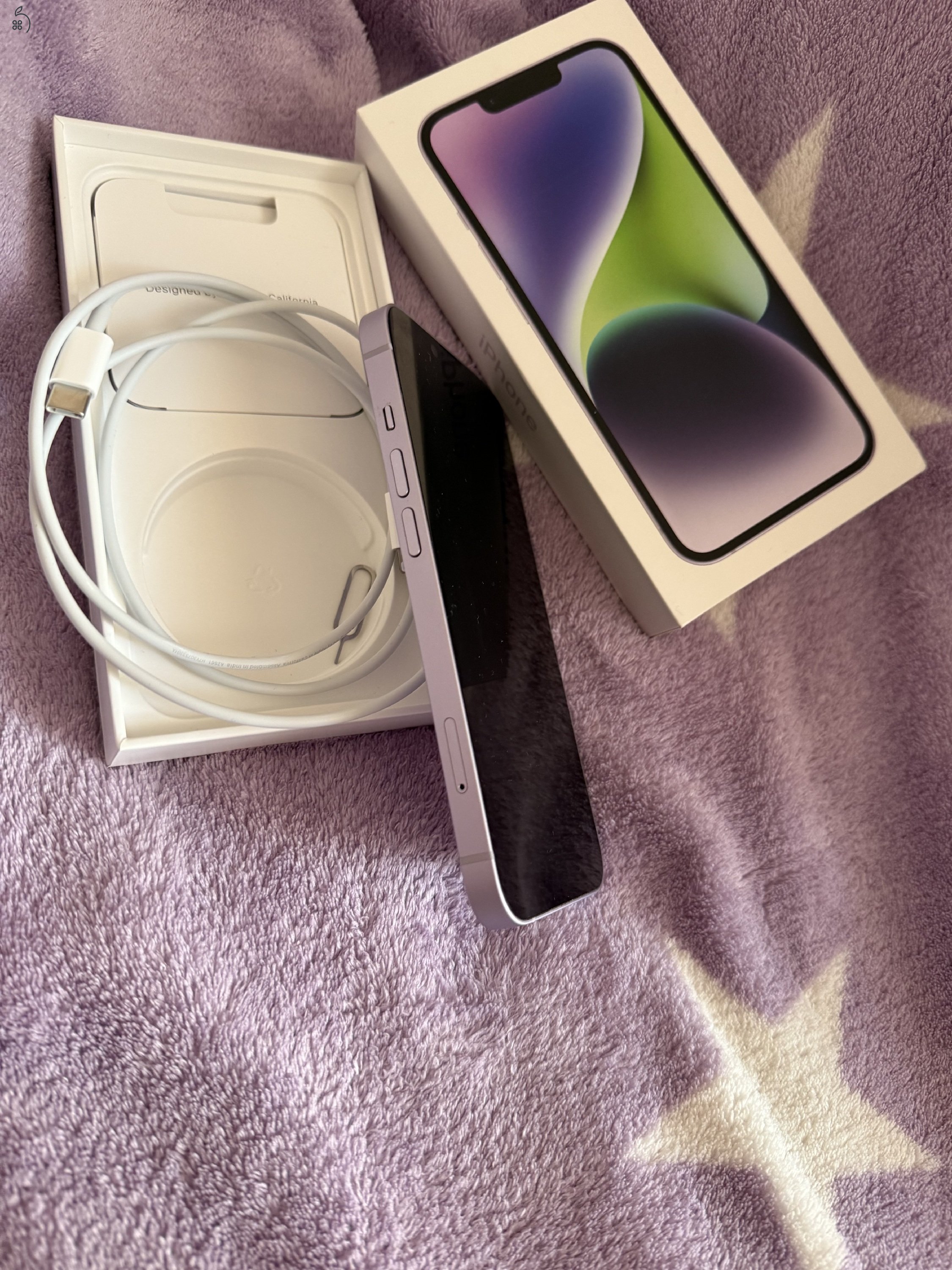 iPhone 14 lila, 128 GB független 