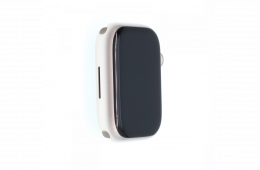 !! 1 ÉV GARANCIA !! Apple Watch Series 7 Starlight 100% AKKU 45mm Wifi+Cell