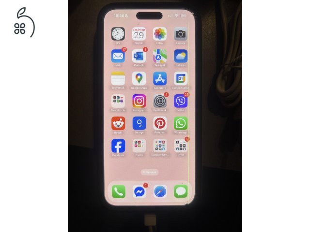 iPhone 15 Pro Max 256 GB (fekete) hibás kijelzővel, alkatrésznek – 28 megtekintés