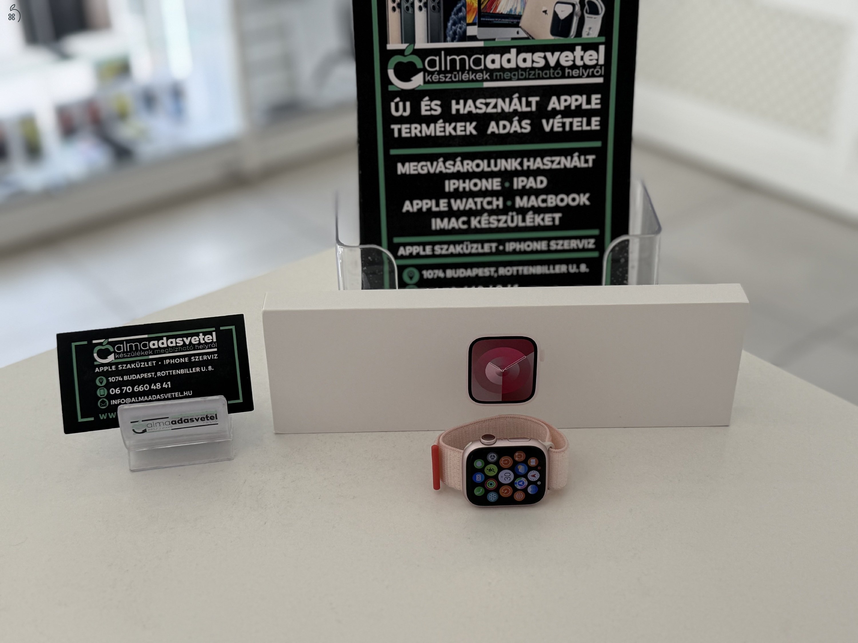 Apple Watch 9 41mm Cellular/2025.09.02.Apple Gar./Akku 100%/p4330