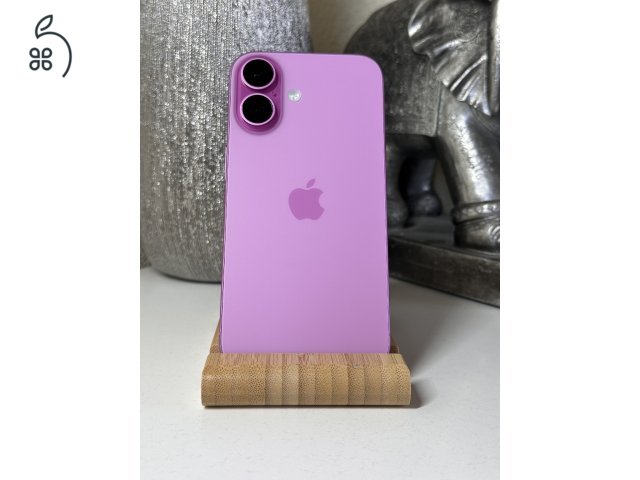  iPhone 16 Plus 256GB Rózsaszín, Független - Garancia, Számla 