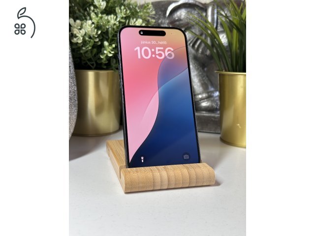  iPhone 15 Pro 256GB Kék, Független - Garancia, Számla 