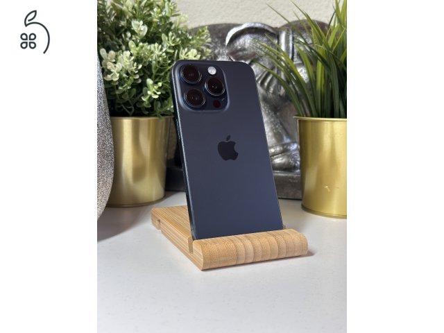  iPhone 15 Pro 256GB Kék, Független - Garancia, Számla 