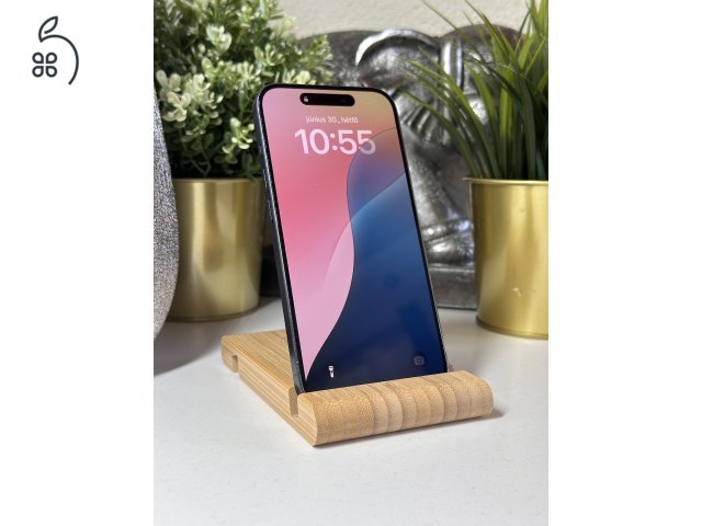  iPhone 15 Pro 256GB Kék, Független - Garancia, Számla 