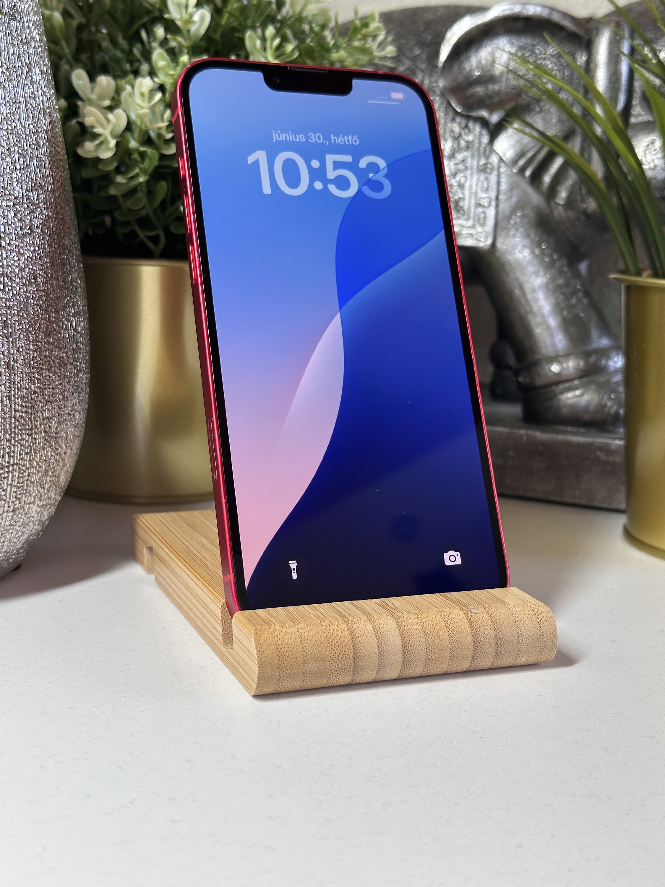  iPhone 14 Plus 128GB Piros, Független - Garancia, Számla 