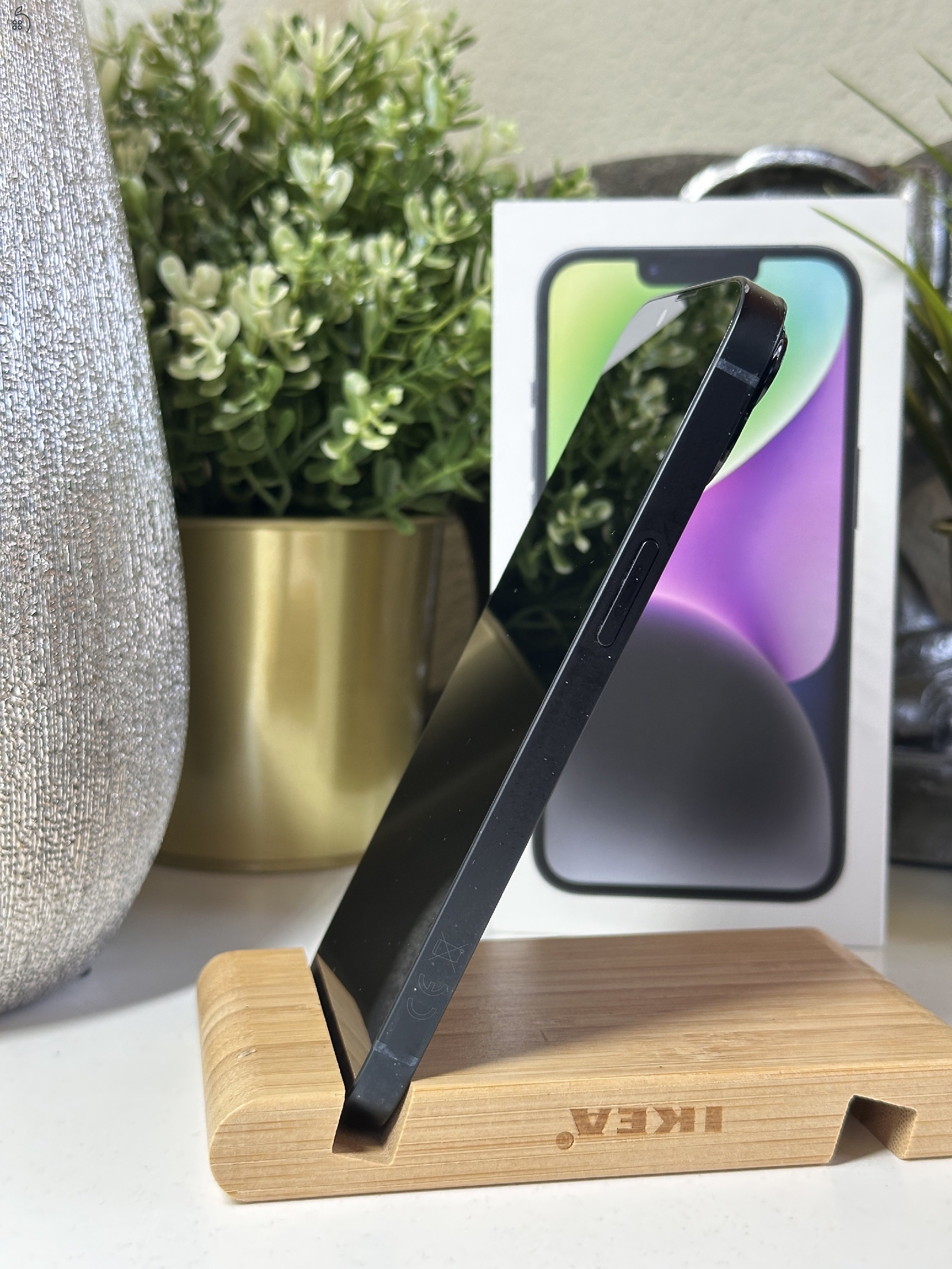  iPhone 14 128GB Fekete, Független - Garancia, Számla 