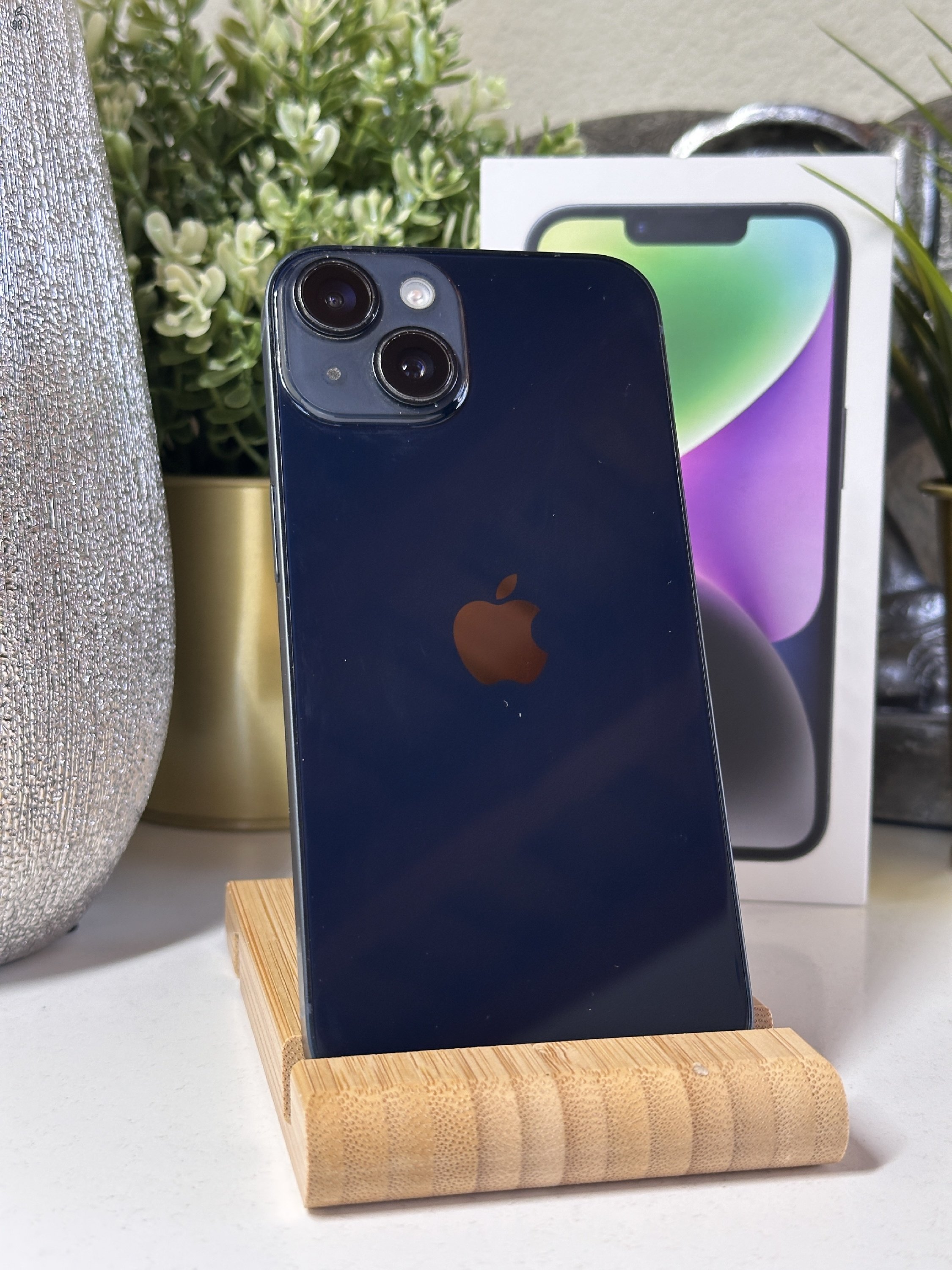  iPhone 14 128GB Fekete, Független - Garancia, Számla 