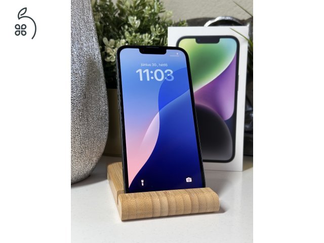  iPhone 14 128GB Fekete, Független - Garancia, Számla 