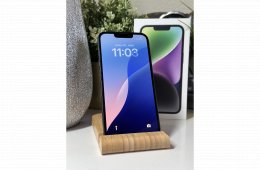  iPhone 14 128GB Fekete, Független - Garancia, Számla 