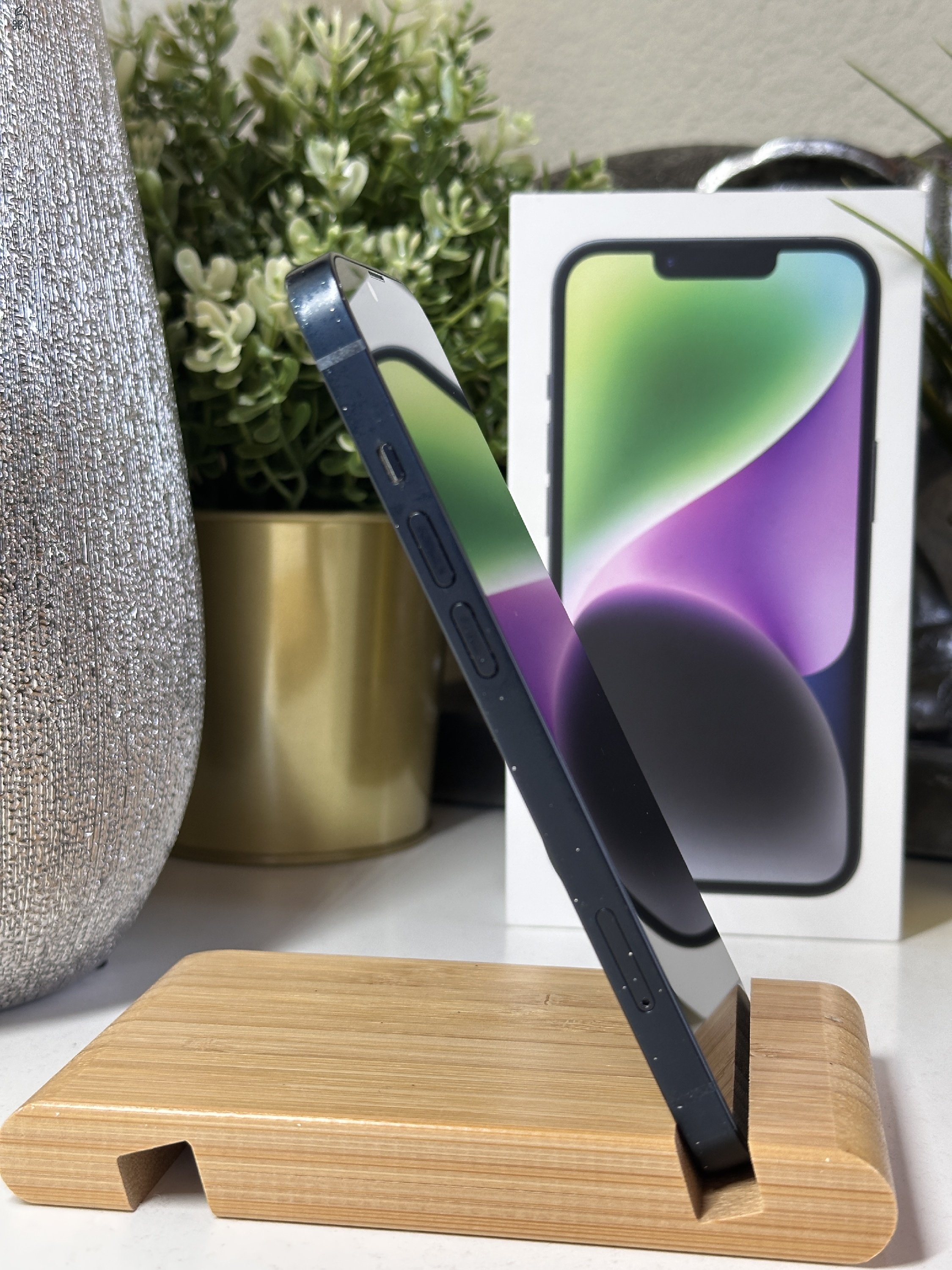  iPhone 14 128GB Fekete, Független - Garancia, Számla 