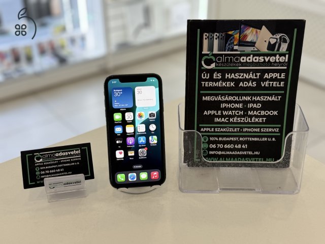 iPhone 11 64GB Független Használt/1 hónap gar./Akku 100%/p4332