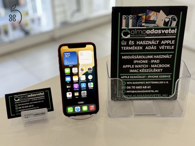 iPhone 11 128GB Független Használt/1-3 hónap gar./Akku 100%/p4333