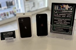 iPhone 11 64GB Független Megkímélt/1-3 hónap gar./Akku 100%/p4334