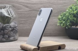 iPhone X Silver 256GB 2 ÉV Garanciával Számlával Aksi 100%