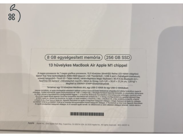 MacBook Air 2020 256 GB 