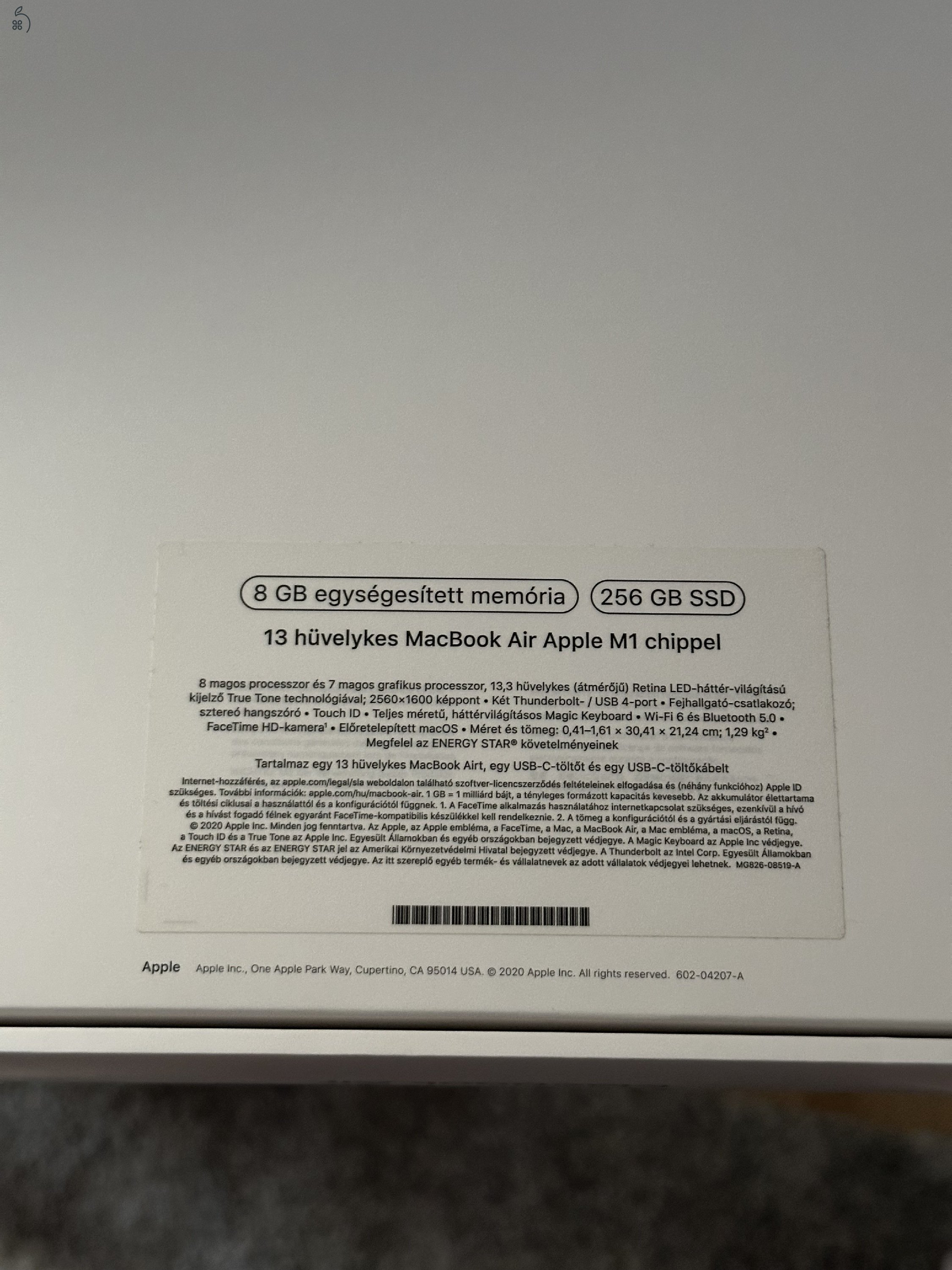 MacBook Air M1 256GB Space Gray