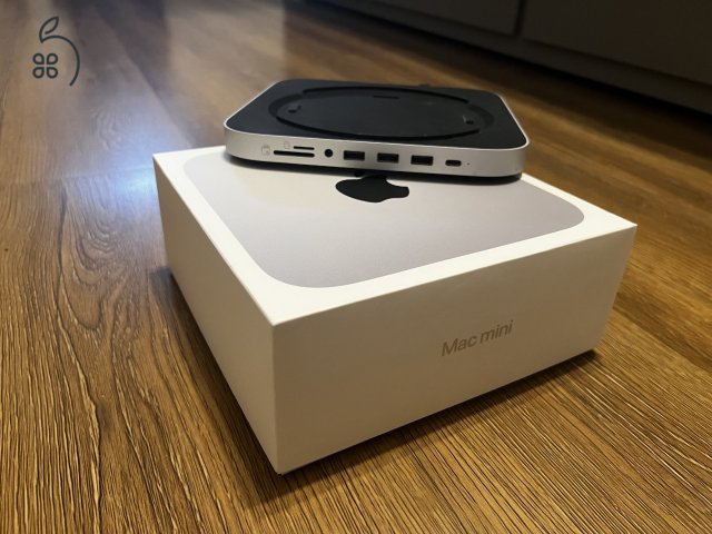 Mac mini M1 (8GB/512GB) + Satechi Type-C Hub Állvány (Újszerű)