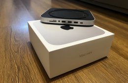 Mac mini M1 (8GB/512GB) + Satechi Type-C Hub Állvány (Újszerű)