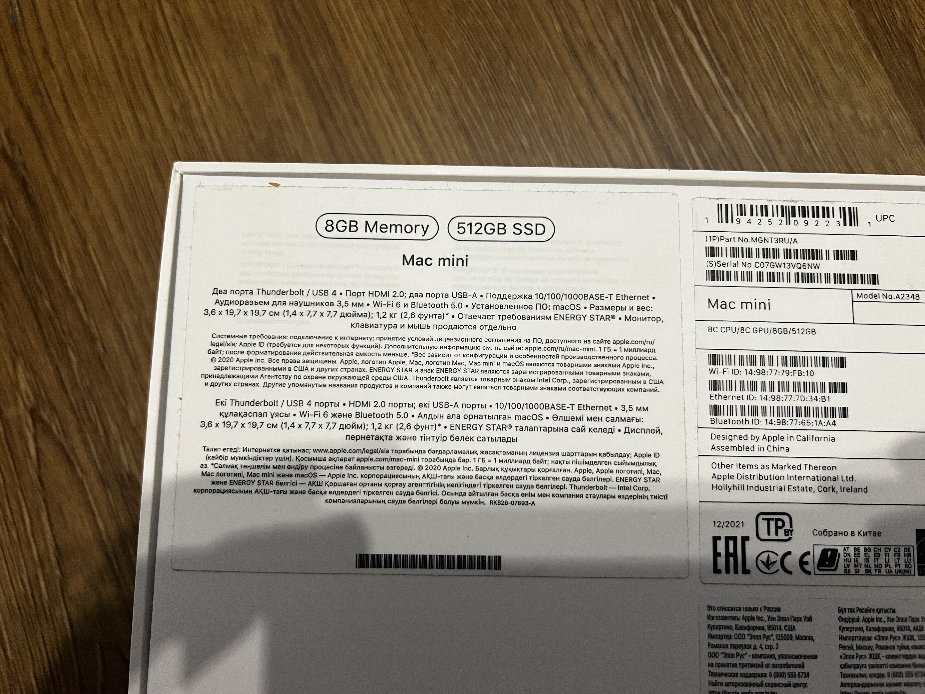Mac mini M1 (8GB/512GB) + Satechi Type-C Hub Állvány (Újszerű)