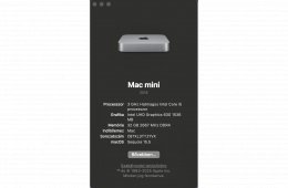 Apple Mac mini 2018 Intel core i5 6-magos  32GB DDR4 Sequoia