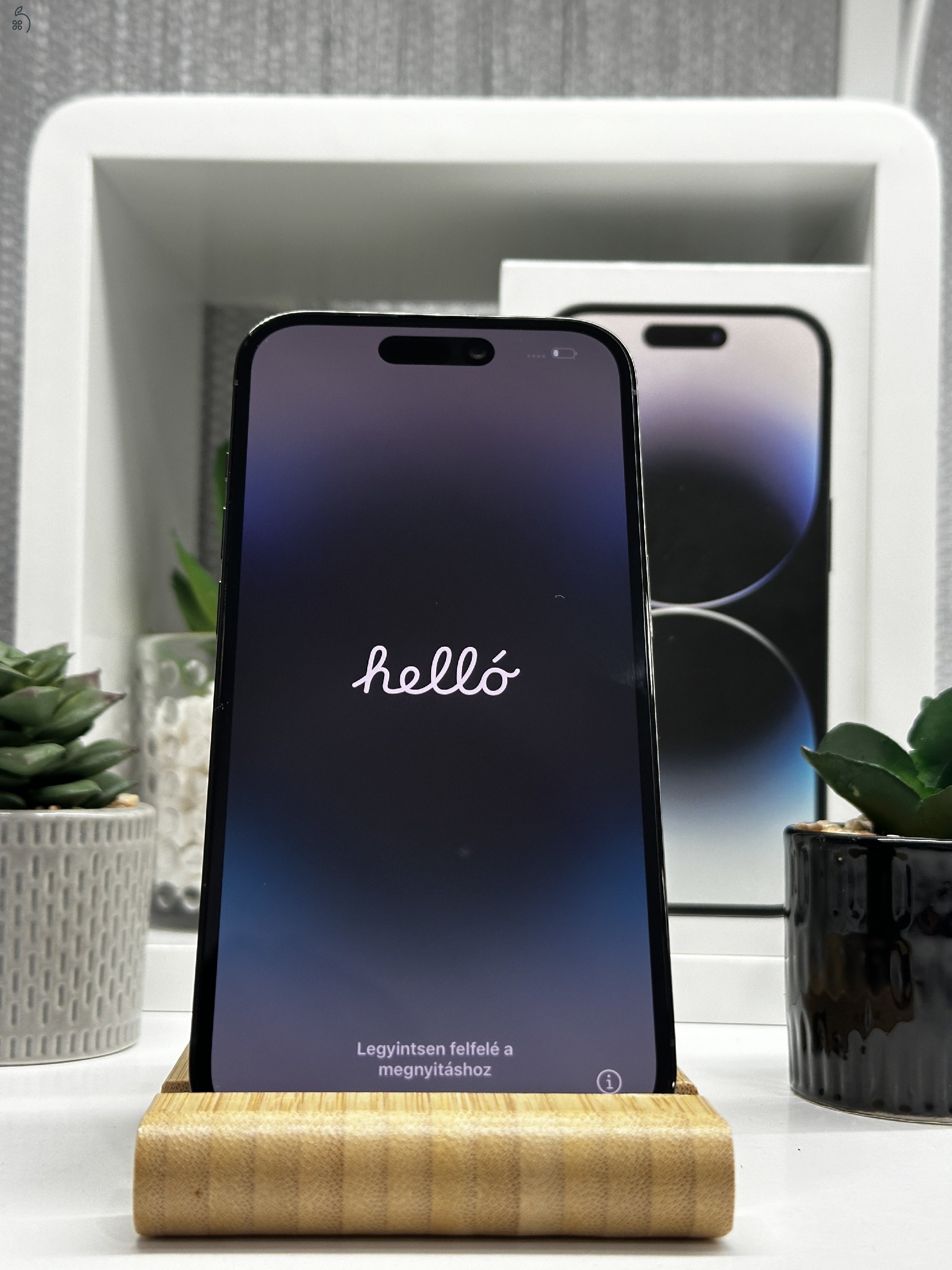  iPhone 14 Pro 128GB Fekete, Független - Garancia, Számla 