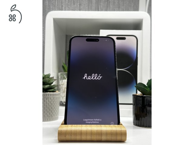 iPhone 14 Pro 128GB Fekete, Független - Garancia, Számla 