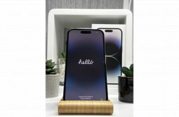  iPhone 14 Pro 128GB Fekete, Független - Garancia, Számla 