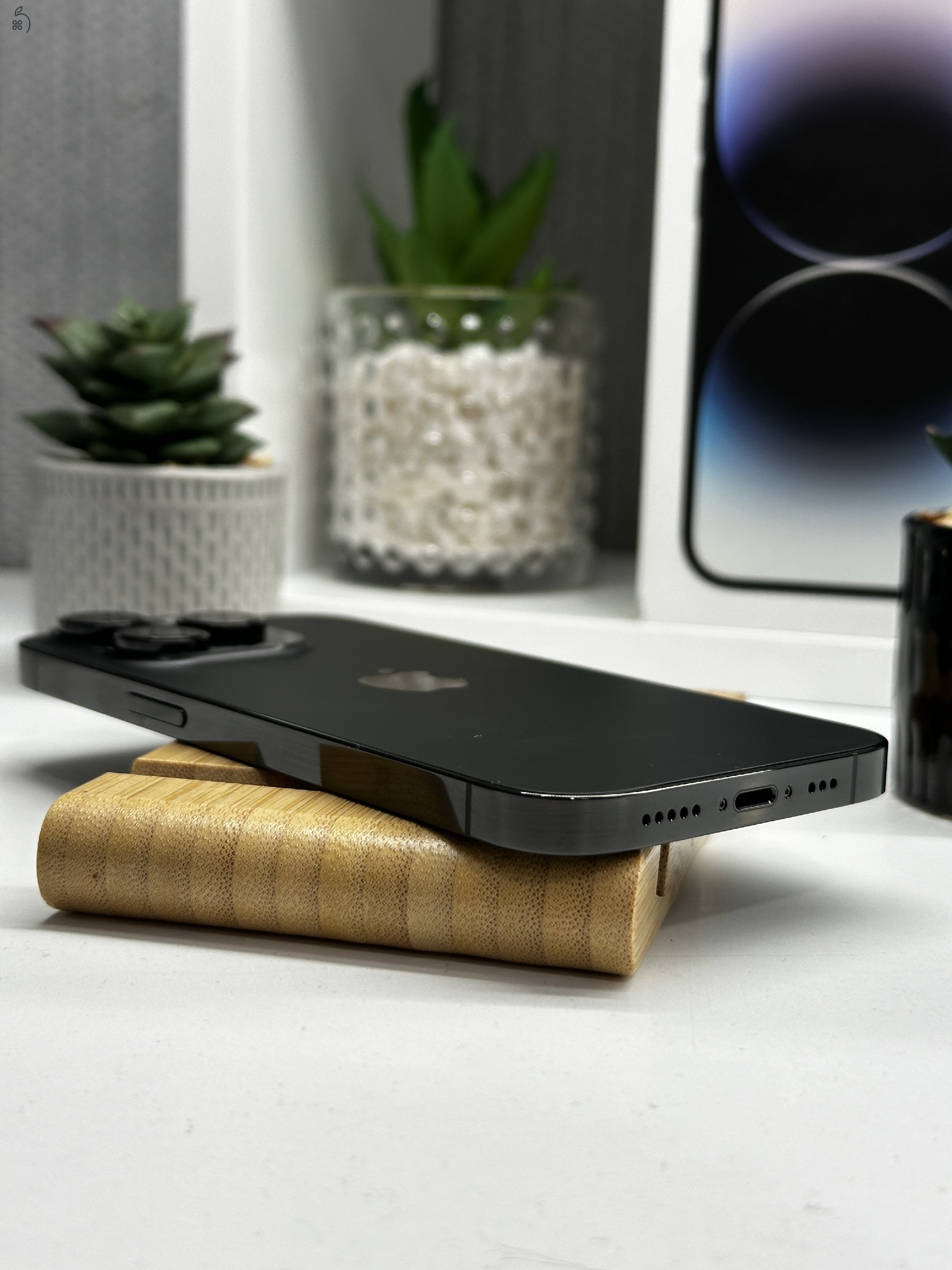  iPhone 14 Pro 128GB Fekete, Független - Garancia, Számla 