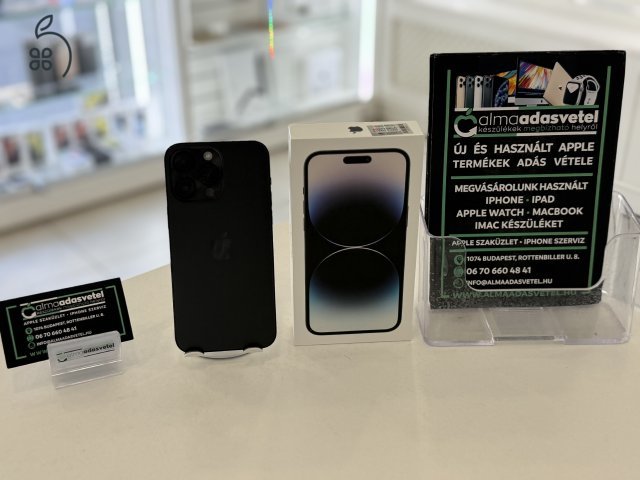 iPhone 14 Pro Max 128GB Független Újszerű/1-3 hónap gar./Akku 84%/p4337