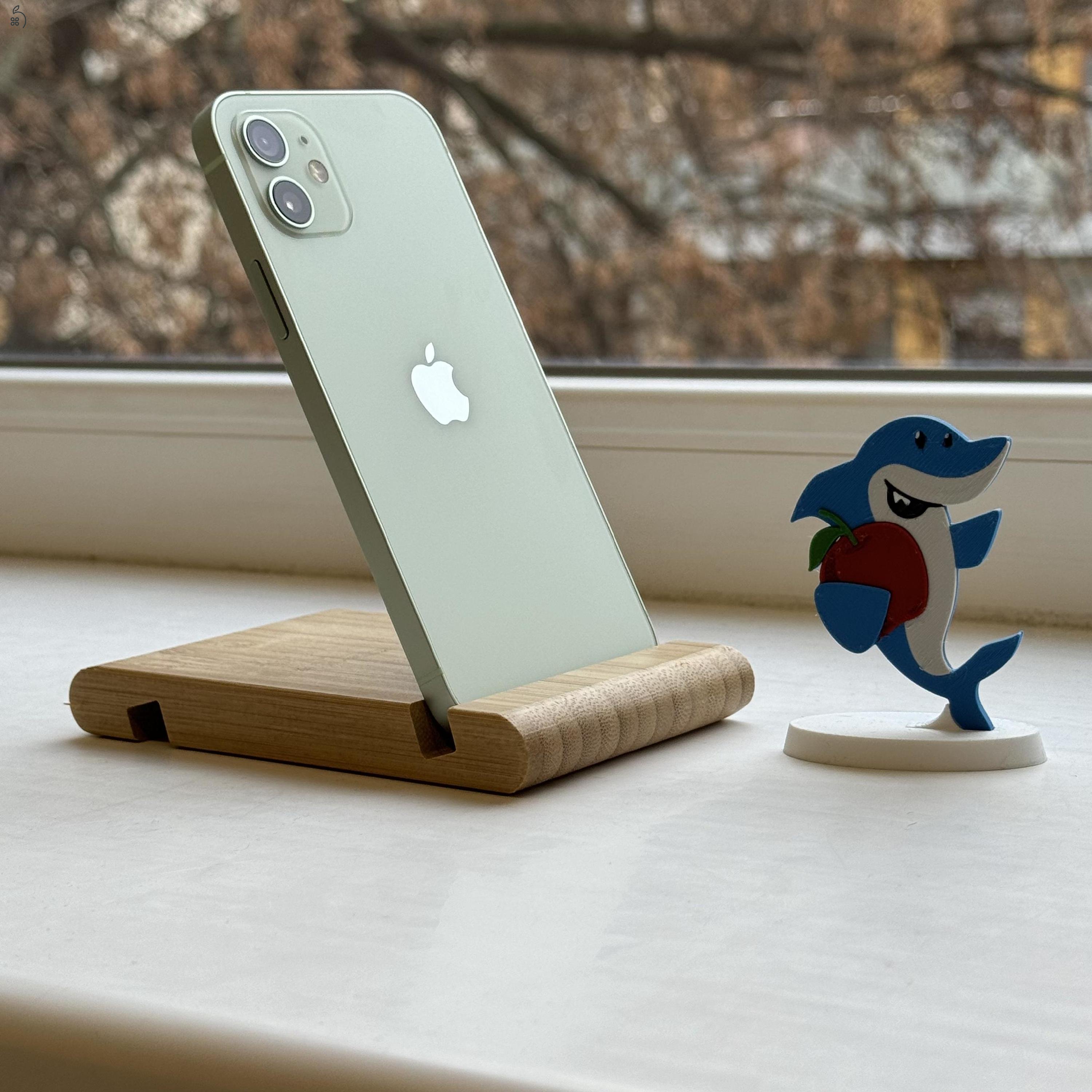 HIBÁTLAN iPhone 12 64GB Green - 1 ÉV GARANCIA - Kártyafüggetlen, 100% Akkumulátor, MS2100