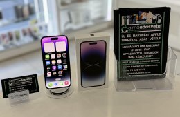 iPhone 14 Pro 128GB Független Megkímélt/1-3 hónap gar./Akku 85%/p4340