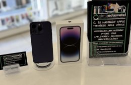 iPhone 14 Pro 128GB Független Megkímélt/1-3 hónap gar./Akku 85%/p4340
