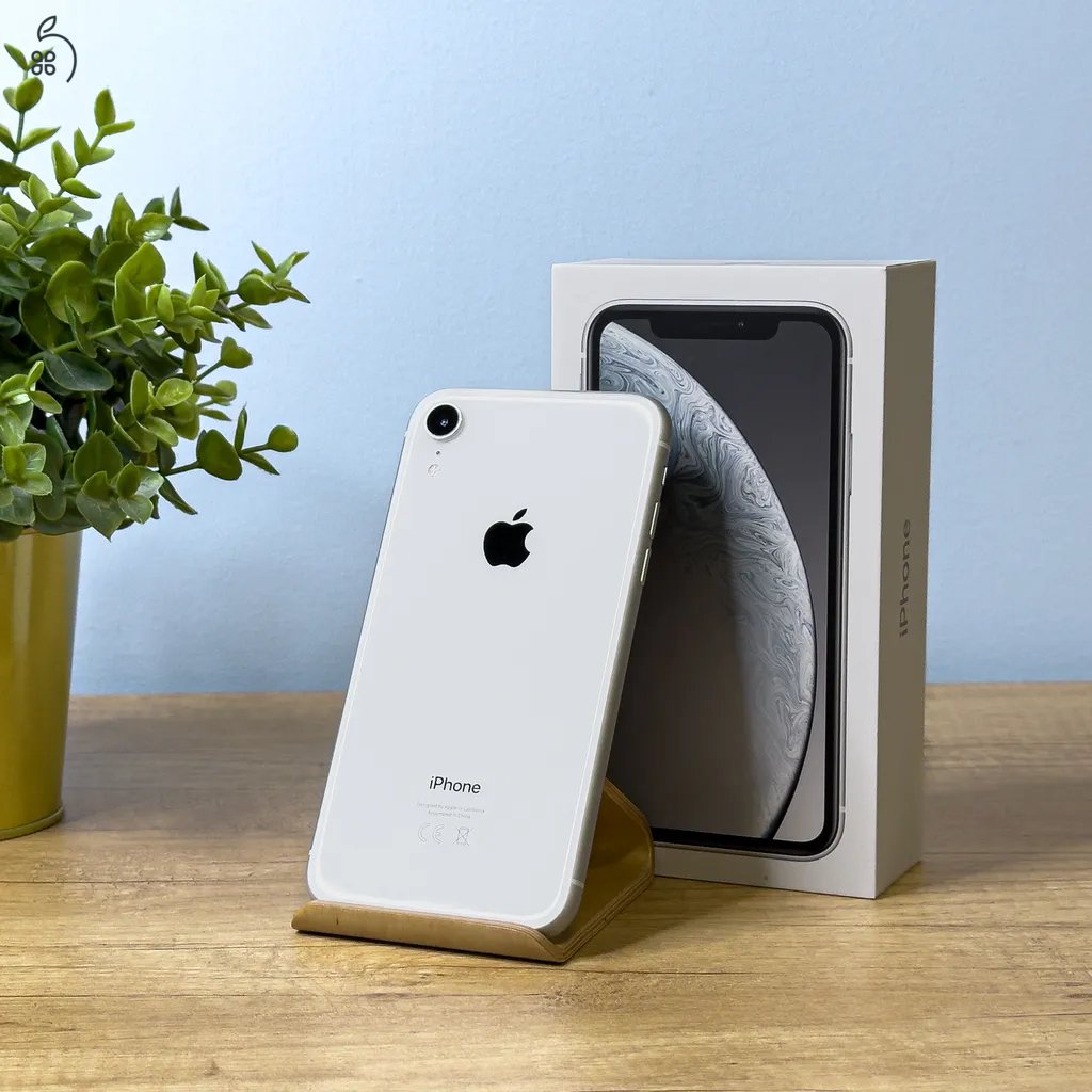MacSzerez.com - iPhone XR / Fehér / Kártyafüggetlen / 128GB / Garancia!