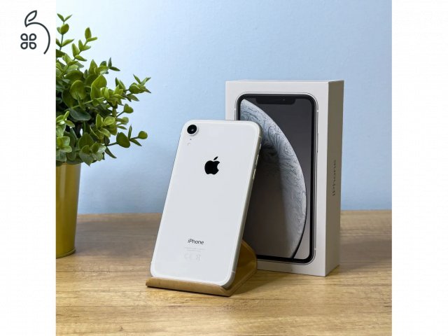 MacSzerez.com - iPhone XR / Fehér / Kártyafüggetlen / 128GB / Garancia!